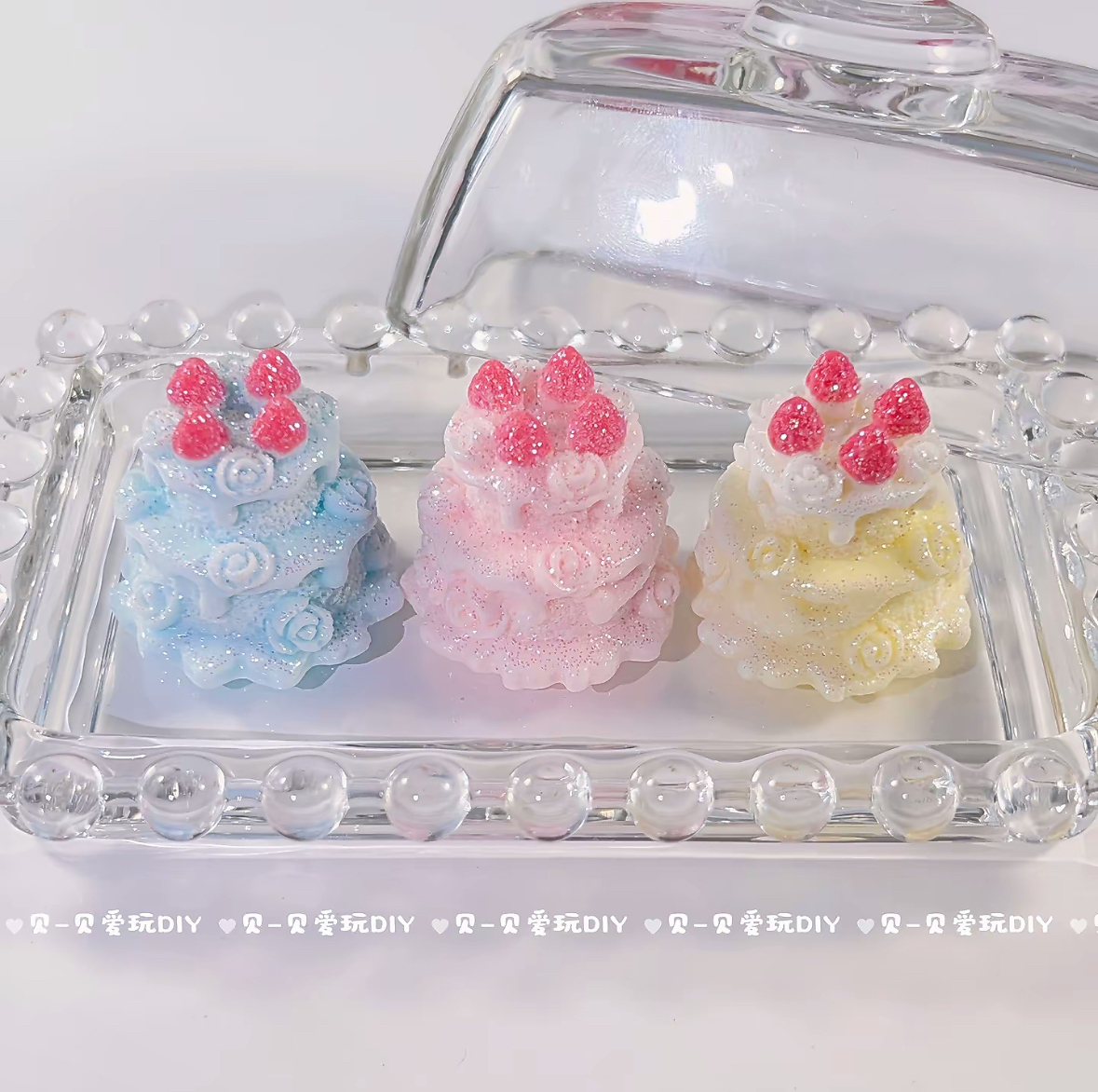 thumbnail for In March, each custom food and play collection Cartoon simulation resin accessories Food play miniature accessories are inedible