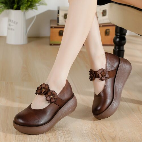 真皮女鞋木森鸟运费险