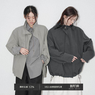 口夹克外套 花苞抽绳领廓形两穿袖 Veega Chic