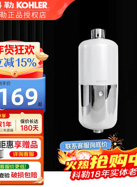 科勒净水器随心雨淋浴净化器花洒过滤器滤芯R21812T-CP/21813