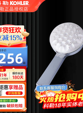 科勒手持花洒氧沐多功能手持花洒-现代型流线型K-99062T/99063