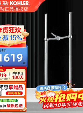 科勒正品芬尼奥80cm落地龙头花洒支架K-607T-CP搭配8793T