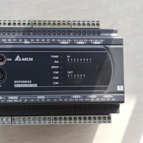 可维修台达PLC DVP20EX200T成色实物图，功能正常议价