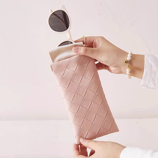 弹片墨镜太阳镜眼镜袋女抗压便携套高级便携收纳袋自动闭合保护盒