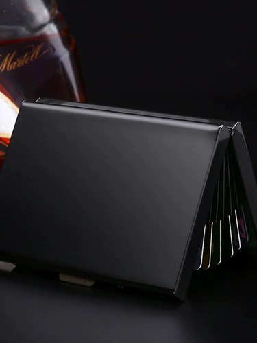 Металлический антимагнитный картхолдер из нержавеющей стали, универсальный комплект для водительских прав, анти-кража