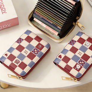 卡包女士2026新款 多卡位学生卡通可爱小巧防盗刷零钱包便携卡片夹