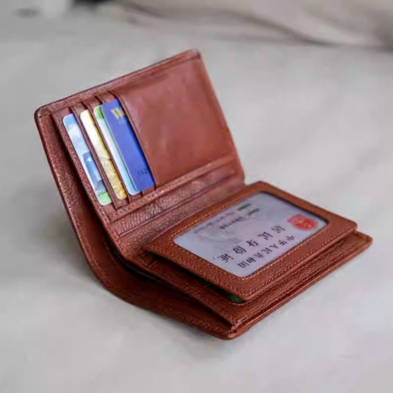 复古真皮质感男士短款钱包2025新款两折驾照行驶证银行卡包零钱夹,箱包皮具/热销女包/男包,钱包,淘宝优惠券,粉丝福利购,淘宝优惠卷