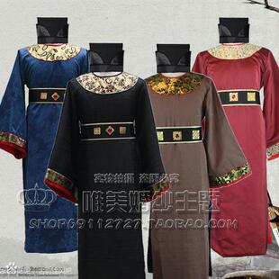 汉服秦朝汉朝唐朝宋朝官服公公太监宦官男大臣古装演出服表演服装