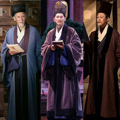 明朝古装 汉服老爷百姓文人书生郎中员外戏服李时珍王阳明演出服装