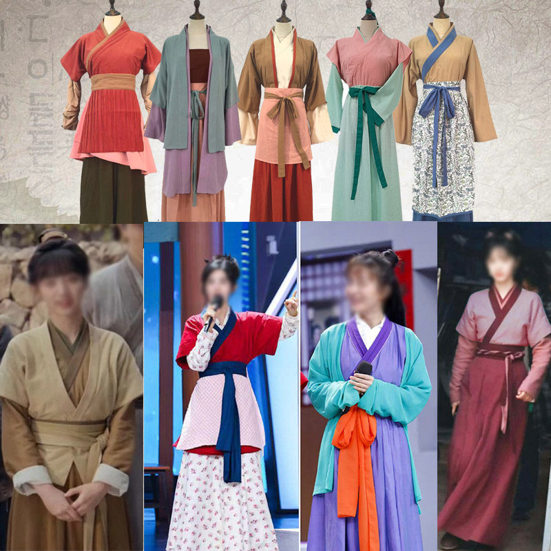 古装孙二娘潘金莲村姑百姓演出服