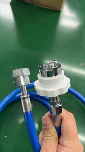 医用法标氧气氧气连接管 法标气体插头法式氧气接头负压真空终端