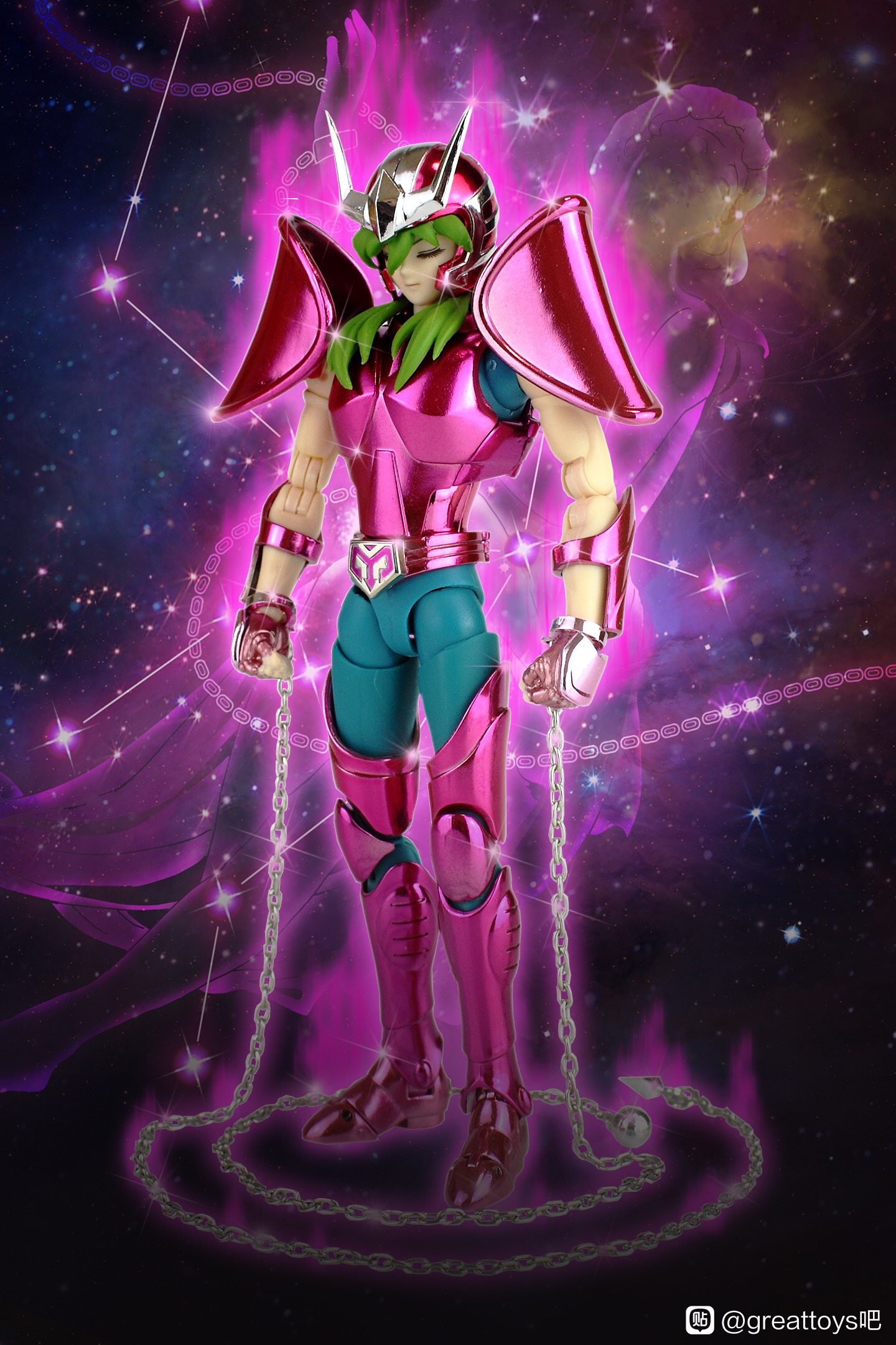 现货 gt 红星仙女座 圣衣斗士神话ex 初代ex安全帽仙女 红狼 瞬