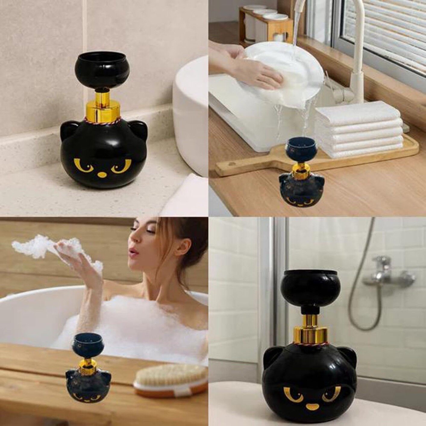 Cat Paw Soap Dispenser with Foam Pump Press Bottle - Taobao product photo 4