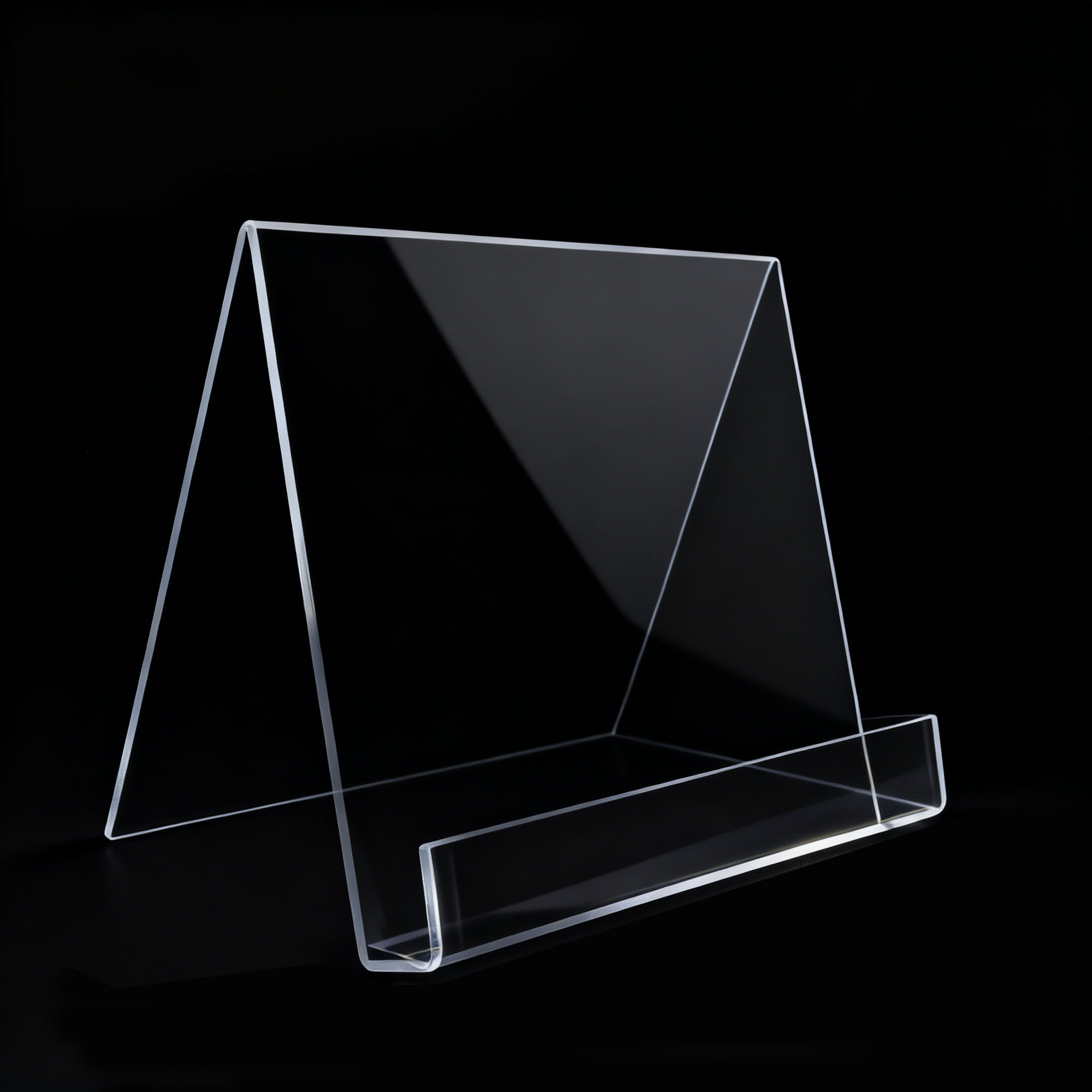 亚克力平板展示架 透明A3展示架数码文具架A4书本展示架