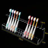 亚克力牙刷展示架透明牙刷陈列架笔支架酒店宾馆牙刷展示架