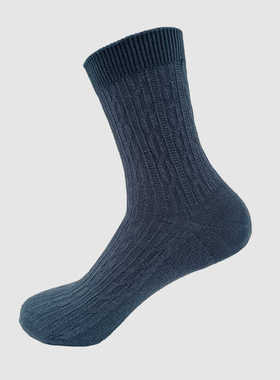 汉麻时代男纯汉麻休闲袜抑菌防臭螺纹针织料吸汗四季可穿防脚气