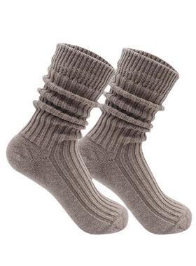 汉麻时代冬男女羊毛汉麻袜厚款中筒袜汉麻吸汗羊毛保暖wool socks