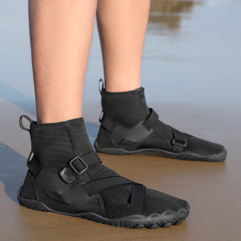 高帮袜子鞋男女款户外速干透气溯溪鞋防滑涉水鞋防撞五指沙滩鞋夏