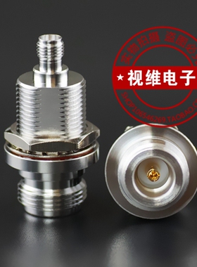 N/SMA-KKY 穿墙转接头 N母转反接SMA母转换头 SMA-N-KYK