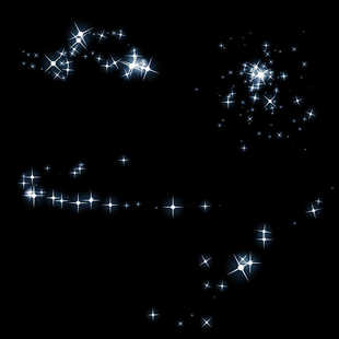 视频素材唯美白色星星光芒魔法轨迹MOV透明合成特效MG123