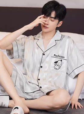 维多利亚高端男士睡衣夏2025新款