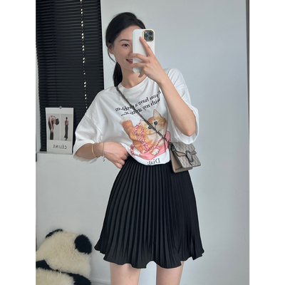 小众设计感甜美温柔白色短裙