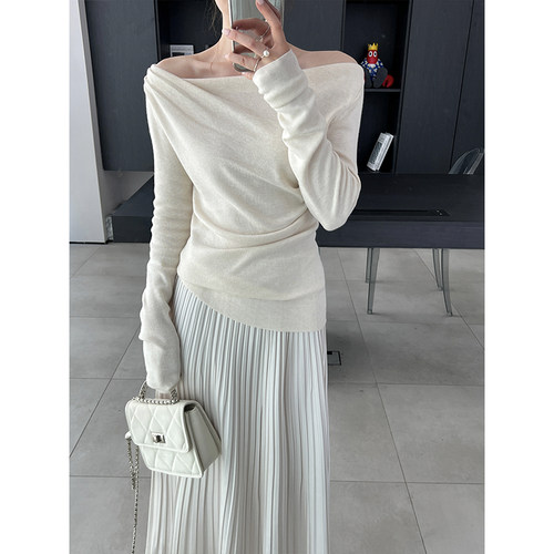 小个子针织衫长袖上衣女