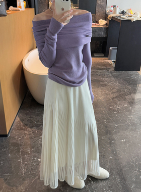 momo大姐姐小个子镂空伞裙女2025秋季新款设计感甜美气质半身长裙