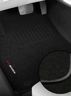 飞度GR39GK5GE68GD36原车装脚垫Jazz右軚Fit左舵无味防滑卡扣地毯