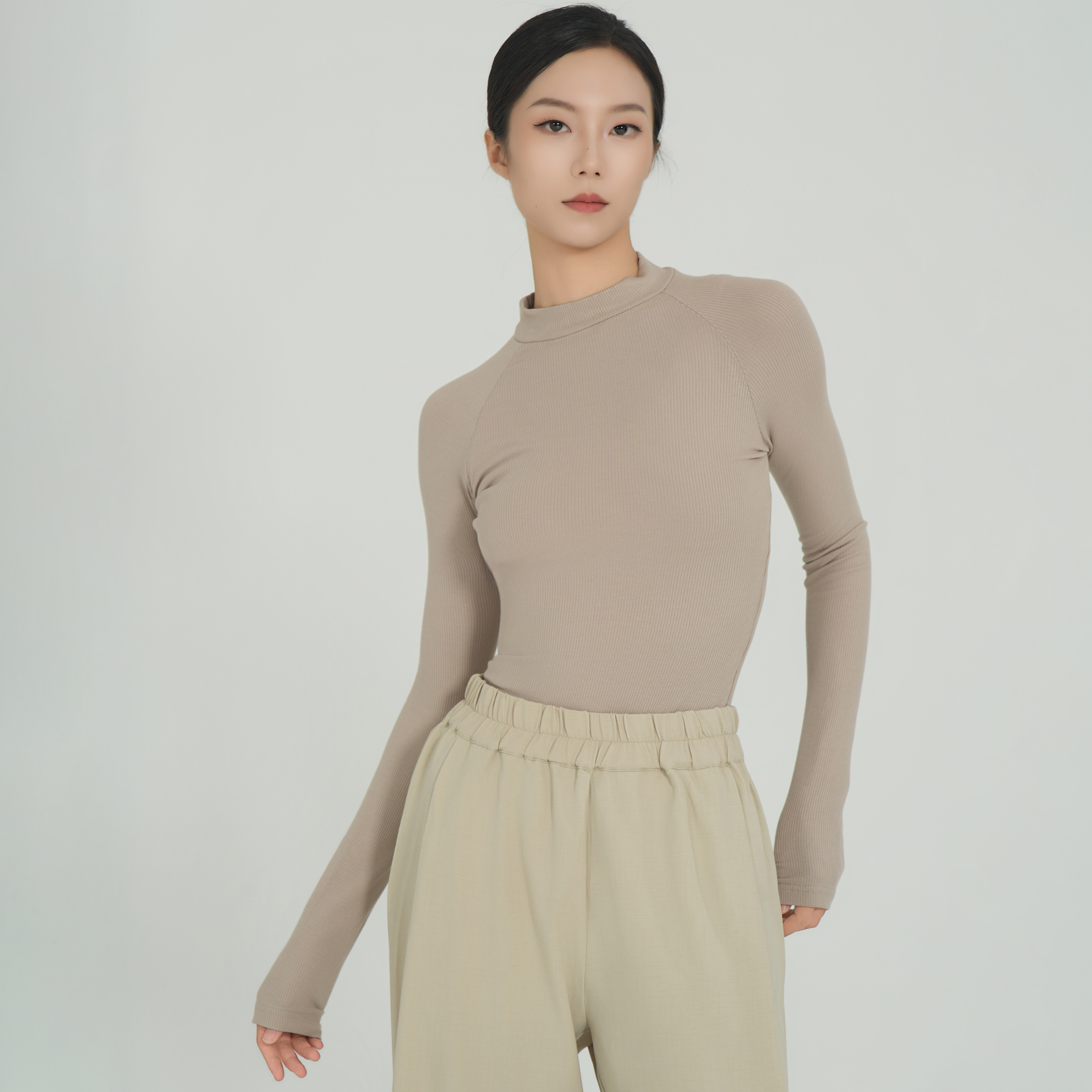 涂一TT2219紧身连体舞蹈练功服女