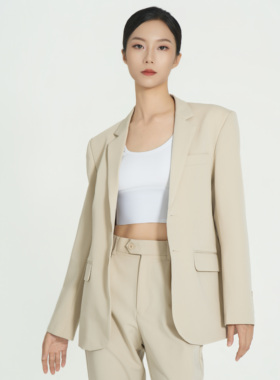 涂一TE703现代舞蹈西装西裤演出服纯色男女同款街舞流行舞表演服