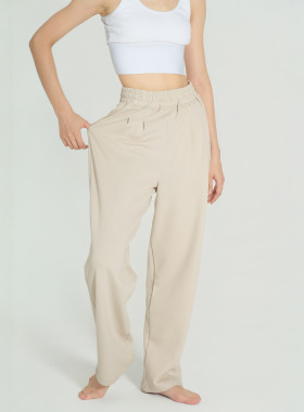 涂一TE709舞蹈裤男女同款现代舞练功服裤宽松直筒裤百搭爵士舞裤