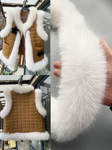 加粗毛条毛领子厂家直销