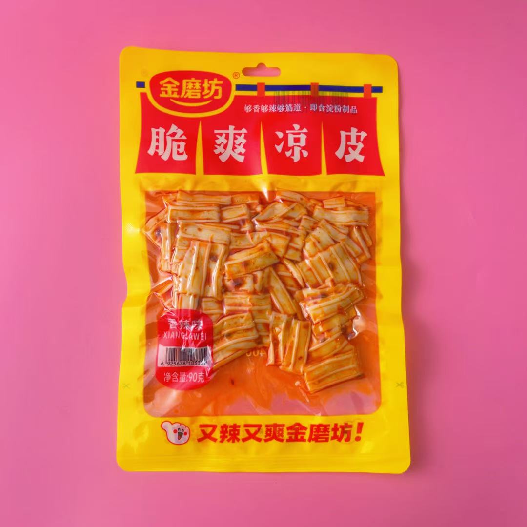 脆爽凉皮90克香辣味老坛酸菜味