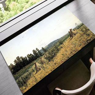 伊凡希施金麦田2 书课桌笔记本电脑鼠标垫精品一张纸写字软硬适中