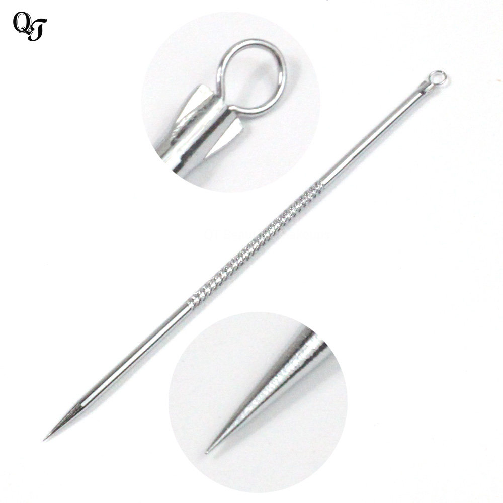 新双头暗疮针去黑头挤痘痘神器 美容排针 祛痘痤疮清痘器 粉刺针