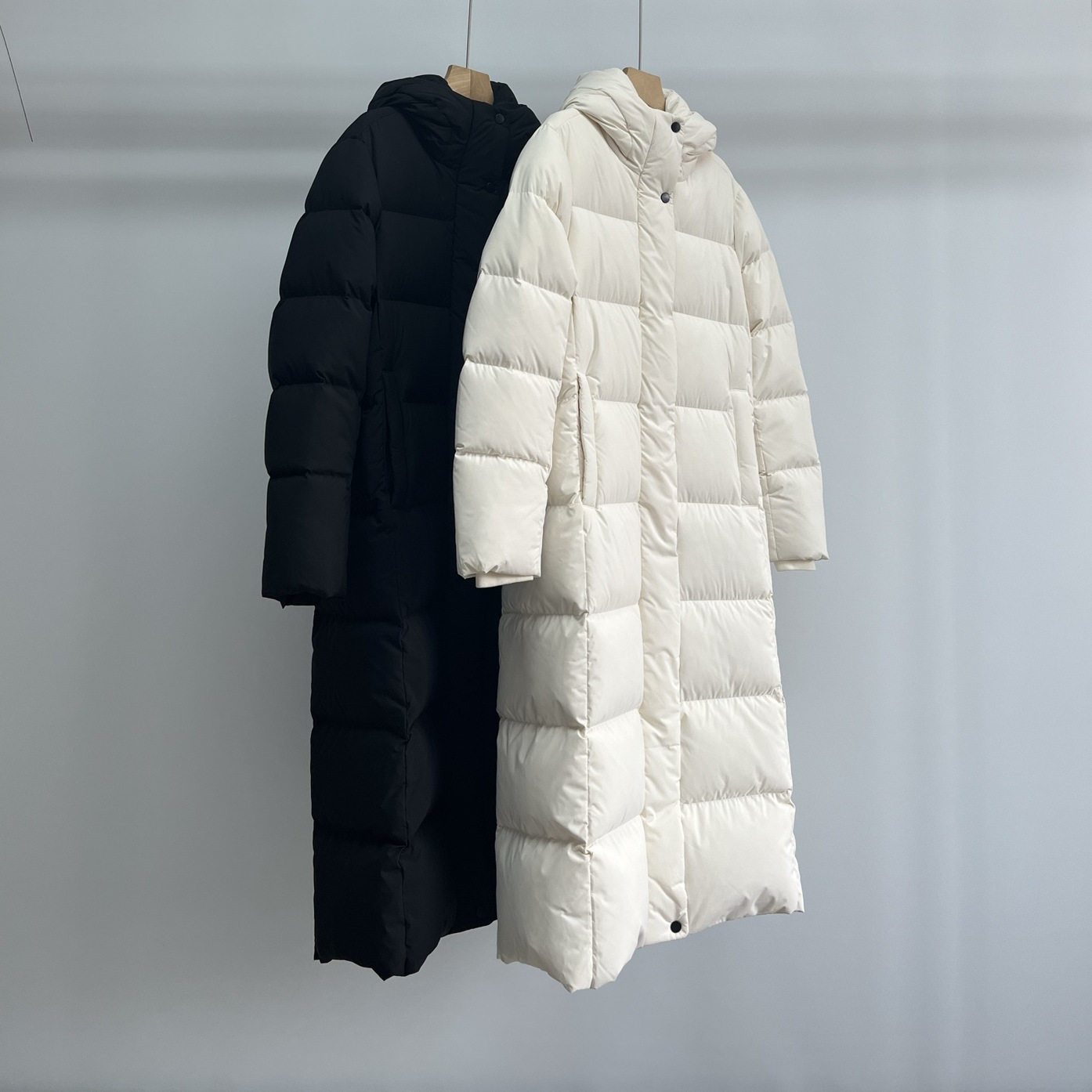 东北零下40度 超长款鹅绒服羽绒服冬女加厚过膝连帽御寒保暖神器