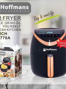 Hofffmans776A6LAirFryerwithLed4pcs/CTN0.153CBM