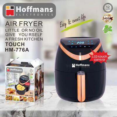 Hofffmans776A6LAirFryerwithLed4pcs/CTN0.153CBM