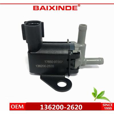 BAIXINDE 电池阀136200-2620 17650-97207 Auto Solenoid Valve