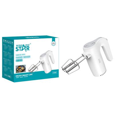 WINNING STAR铜包铝电机150W奶油打发烘焙搅拌多功能电动打蛋器