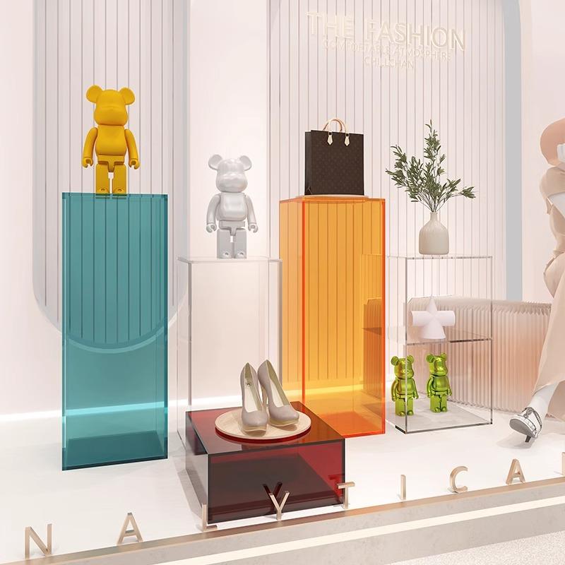 亚克力轻奢现代简约中岛流水台