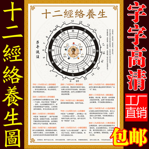 子午流注图质量怎么样 子午流注图口碑怎么样 小麦优选