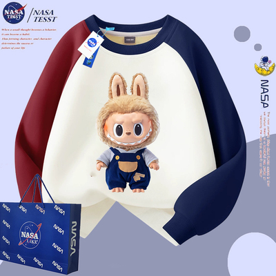 NASA联名男童拉布布长袖圆领卫衣
