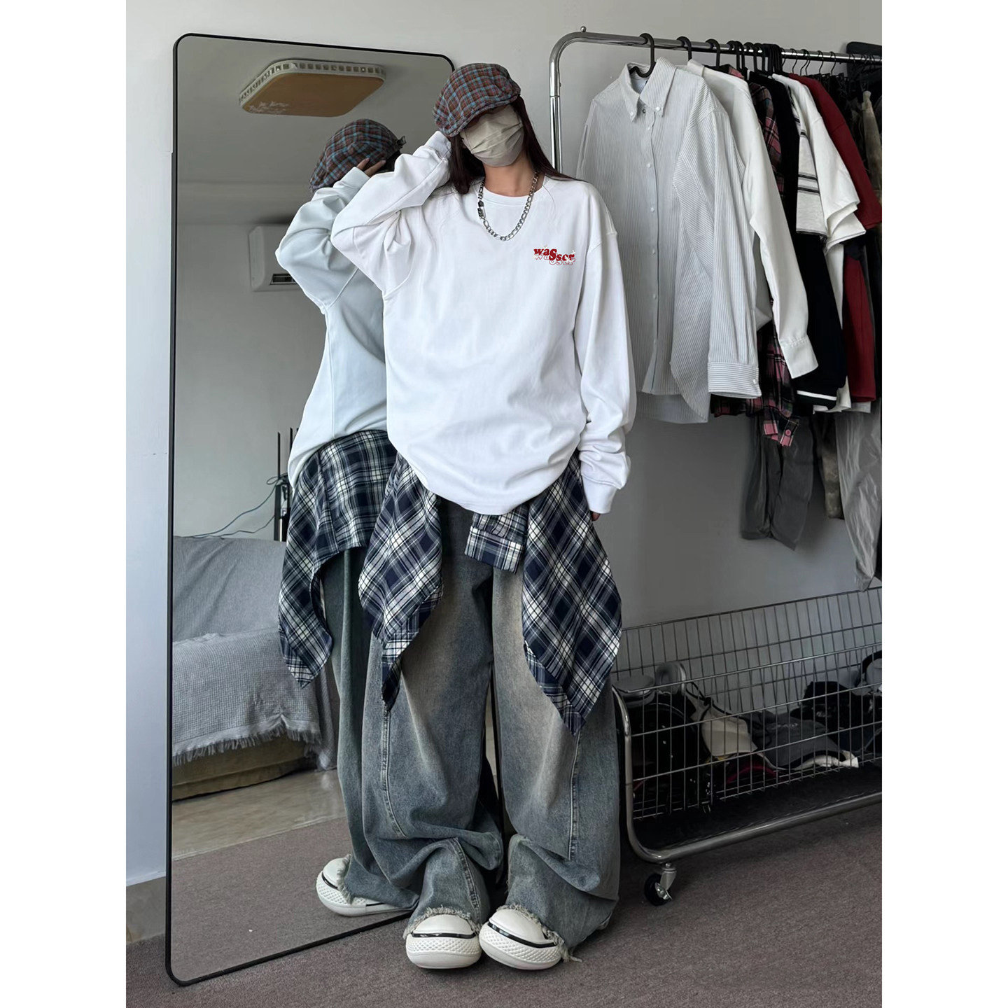 2025秋季新款长袖T恤A336-2-V740V-P38-限价58（纯棉），男装T恤，电商A336-2