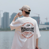 2023夏季新款圆领印花宽松半袖短袖T恤A336-RT080-P38-限价49，男装T恤，电商A336