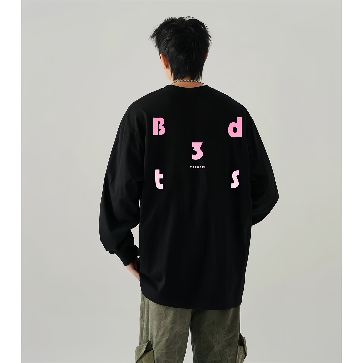 2025秋季新款长袖T恤A336-2-V665V-P38-限价58（纯棉）,男装T恤,电商A336-2