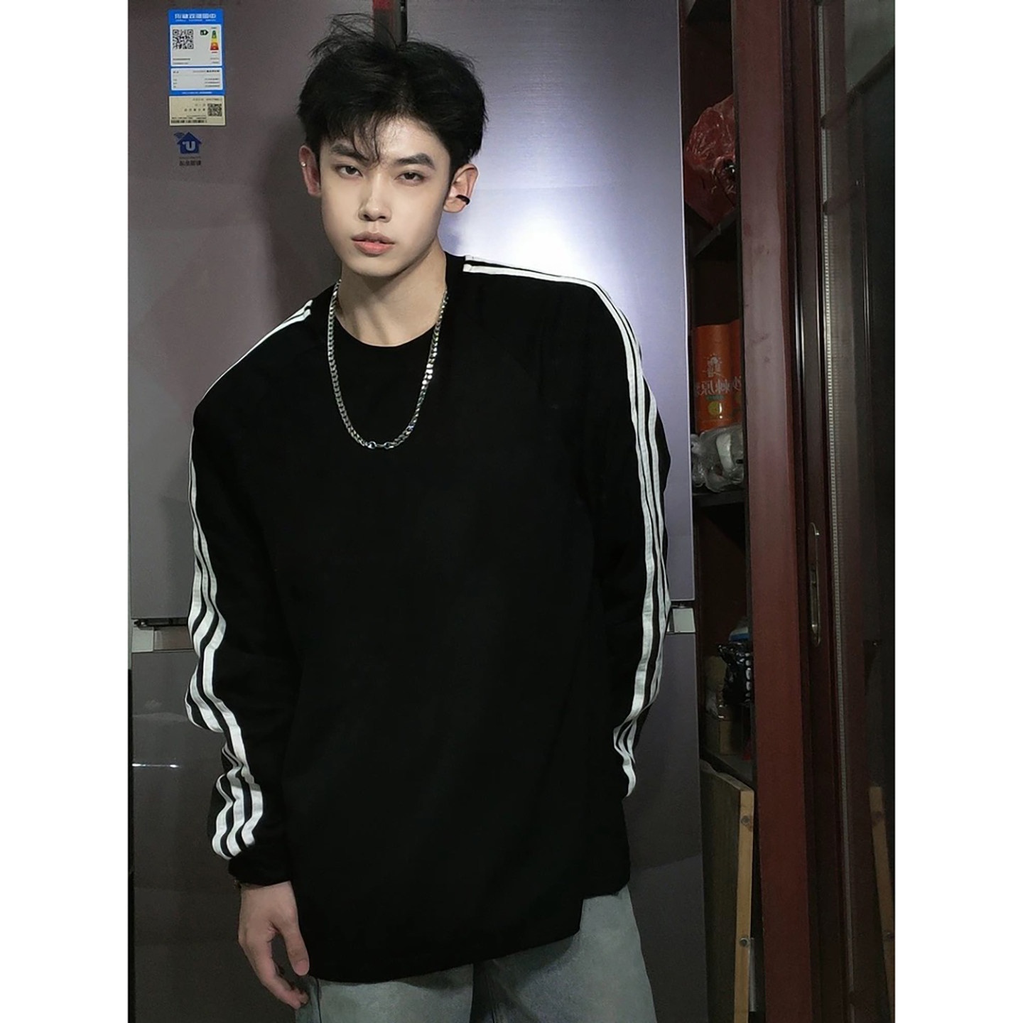 2025秋季新款长袖T恤270克双纱A336-2-VBP94V-特P37（纯棉）,男装T恤,电商A336-2