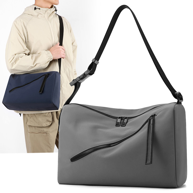 2026新款休闲简约男士斜挎包大容量轻便尼龙布单肩包通勤旅行包女,箱包皮具/热销女包/男包,男士包袋,淘宝优惠券,粉丝福利购,淘宝优惠卷