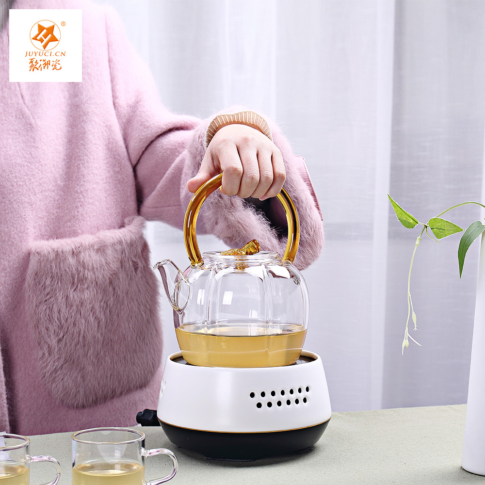 Poly Royal sứ Bếp ấm trà gốm gốm điện Bếp trà Trà nhỏ Hộ gia đình im lặng Bếp điện gốm Titian 600W bếp từ 5kw